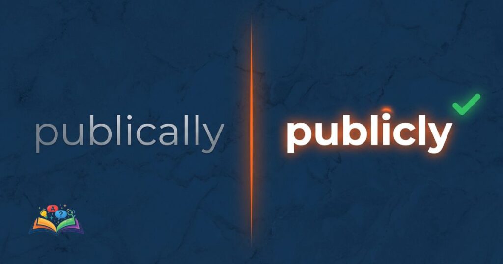 Split layout comparison image showing publically incorrect and publicly correct spelling