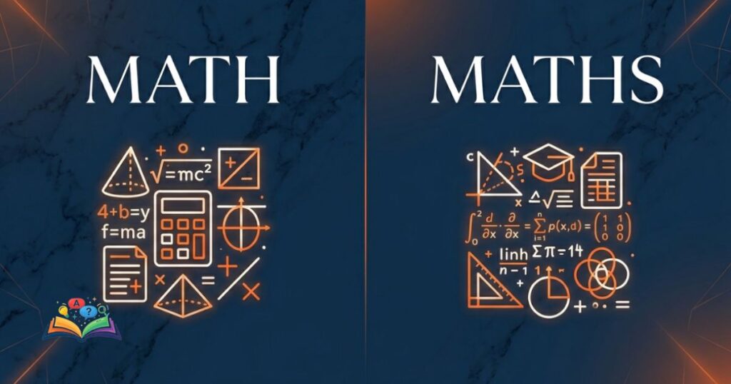 Contextual visual representation of math and maths as regional variations of mathematics