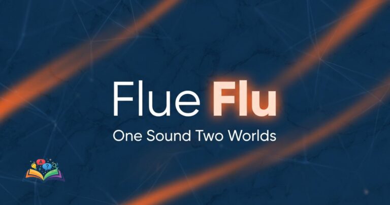 flue or flu difference with clear visual distinction between illness and chimney meaning