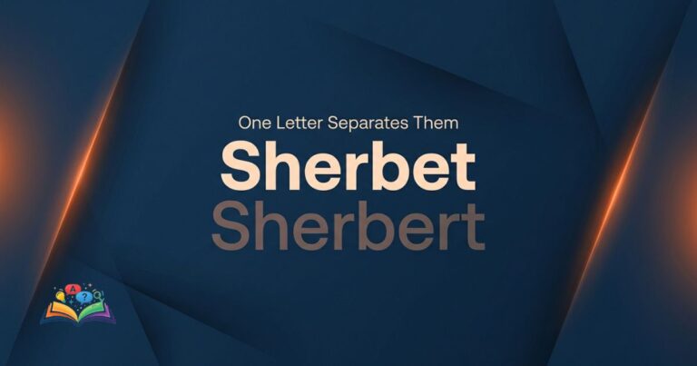 Sherbet or sherbert spelling confusion explained with correct usage highlighted