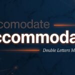 Premium featured image showing accomodate vs accommodate spelling comparison