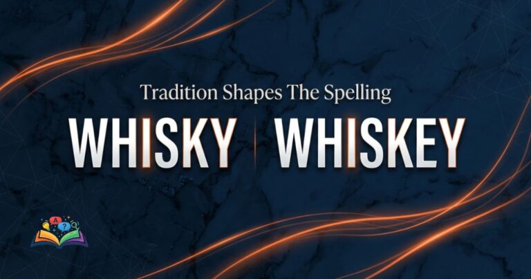Premium featured image showing whisky or whiskey spelling differences across regions