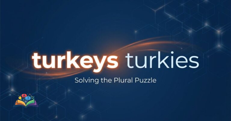 Comparison graphic showing the spelling "turkeys" next to "turkies" with premium lighting.